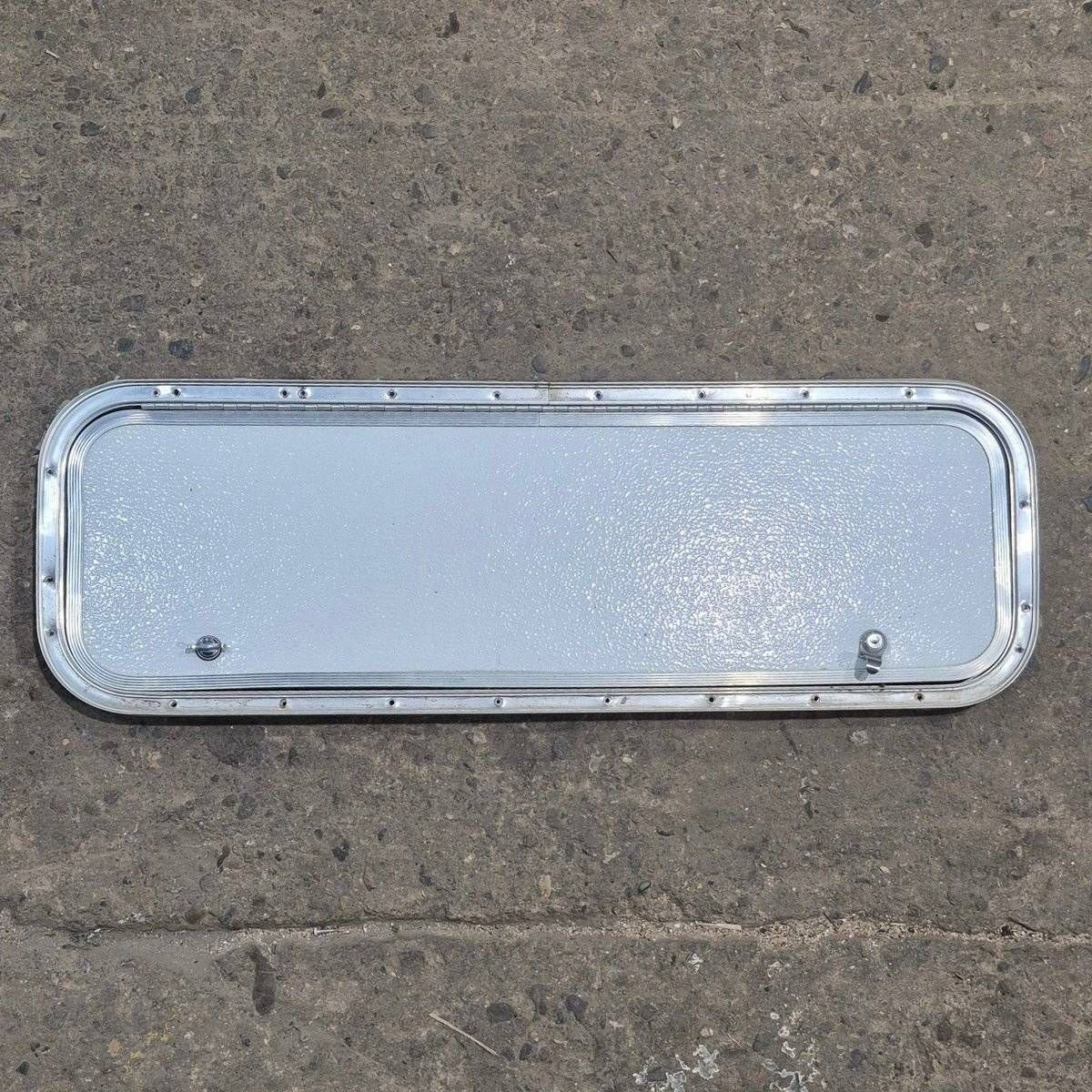 Used Radius Cornered Cargo Door - 36" X 10 7/8" X 3/4"  - Silver Trim