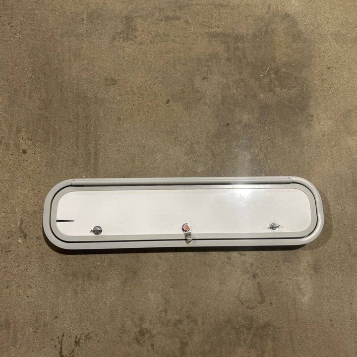Used Radius Cargo Door 34" W x 7 5/8" H x 1 7/8" D - White Trim