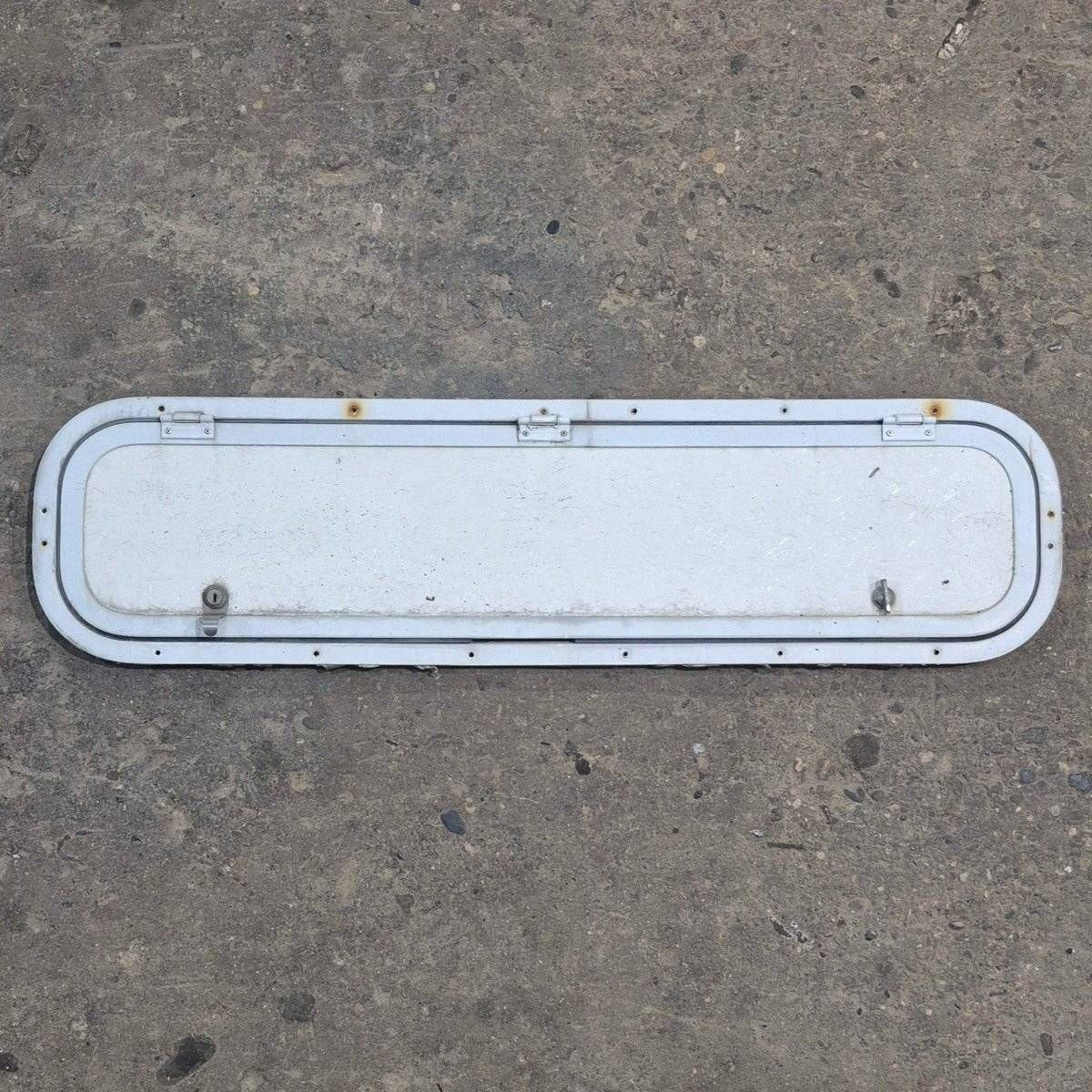 Used Radius Cornered Cargo Door - 37 7/8" X 8 7/8" X 1/2"  - White Trim
