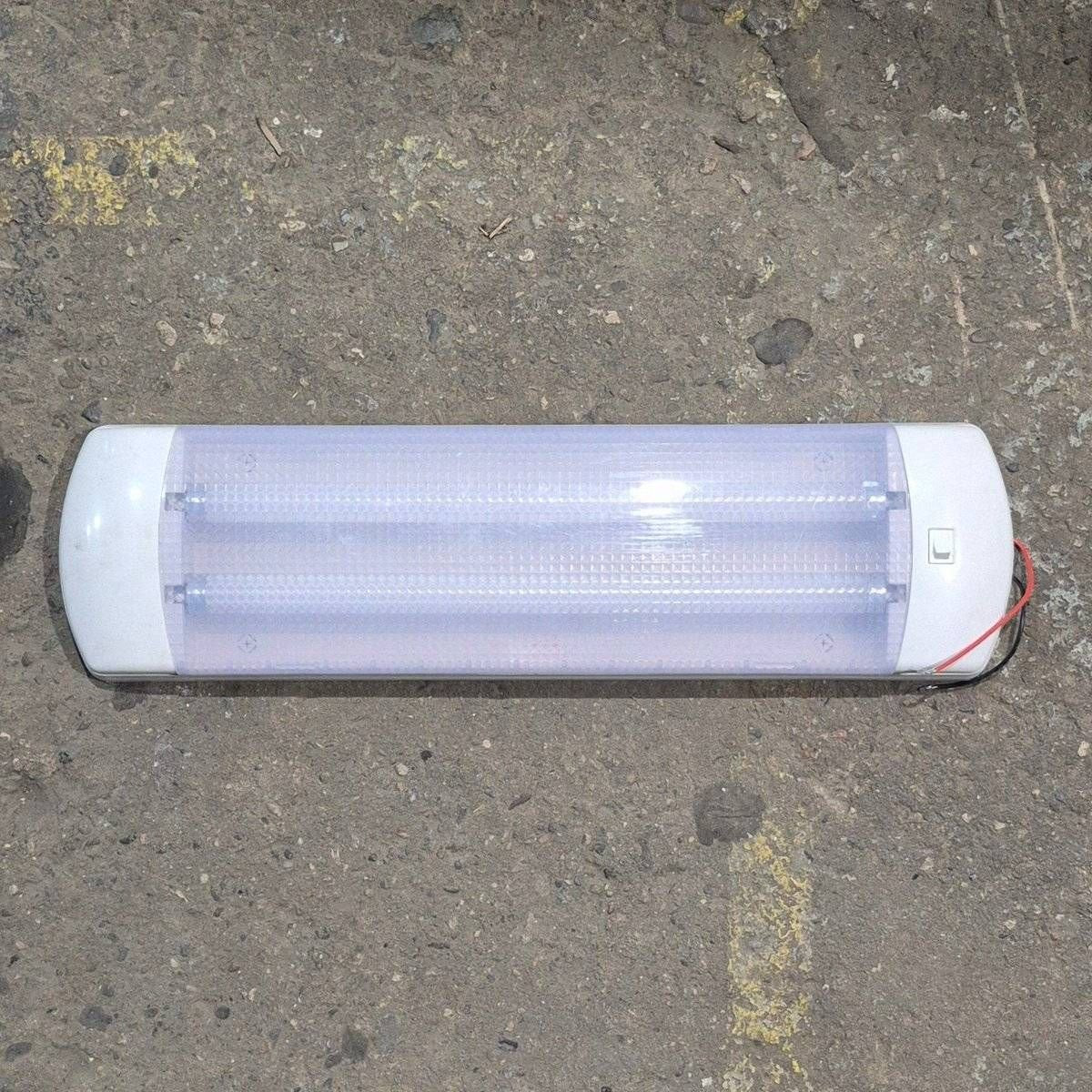 Used Dual Fluorescent Light Fixture - Model PY-755DS - Interior Light