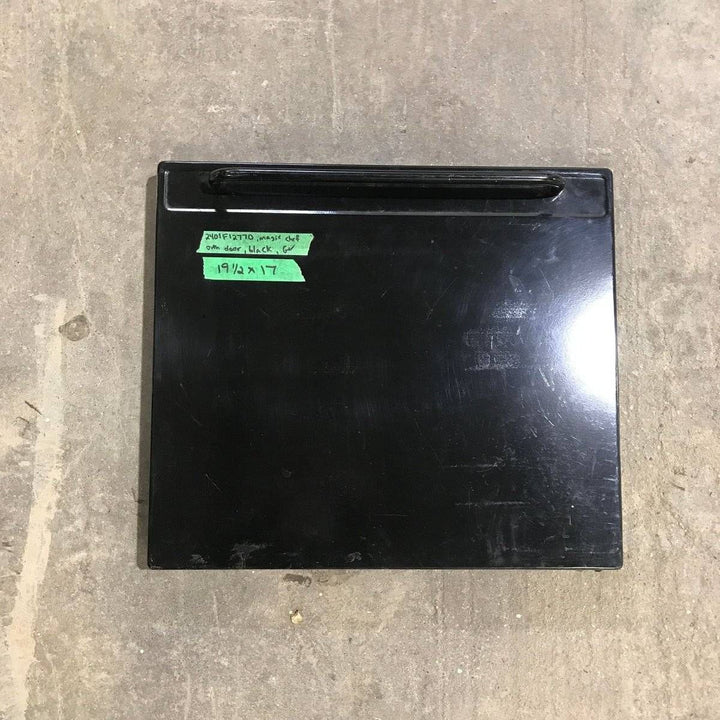 Used Magic Chef Oven Door, Black - 19 1/2" x 17" - Stove Oven Door