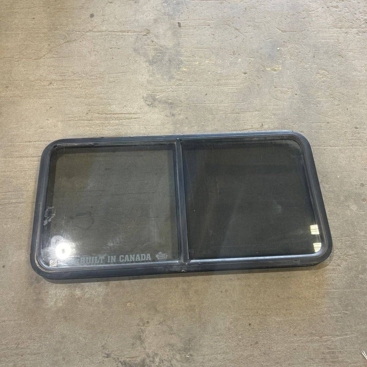 Used Black Radius Opening Window - 47.75 X 23.875 X 1.75 - Black Window