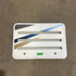 Used Norcold 621156 - Air Intake Side Refrigerator Vent- HAS FRAME - Louver Vents