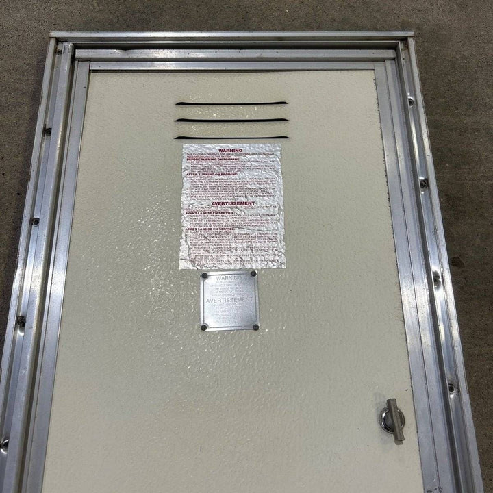 Used Square Corner Propane door - 30.75 X 14.0 X .75 - Photo 2