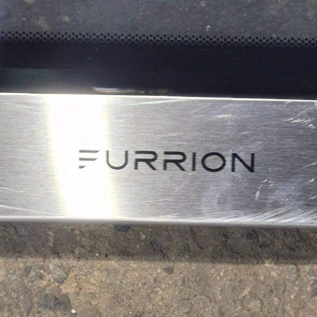 Used Furrion Oven Door , Black Glass Panel W/ Stainless Steel Trim & Handle - 21.375" x 15.75" x 3.875" - Photo 2