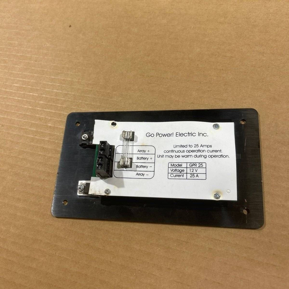 Used Go Power Electric Inc Battery Solar Regulator - GPR 25 - Photo 2