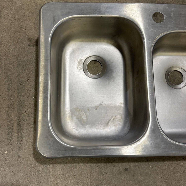 Used Double Kitchen Sink - 24.0" x 17.0" x 5.0" - Photo 2