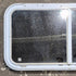 Used White Radius Emergency Opening Window - 42 1/2" X 21 1/4" X 2" - Photo 2
