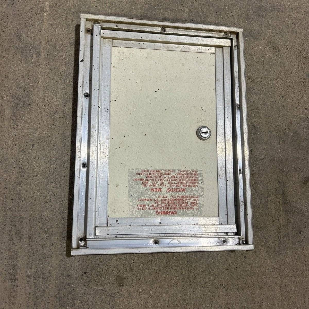 Used Square Cornered Cargo Door - 11.75 X 8.25 X 0.75 - Photo 2