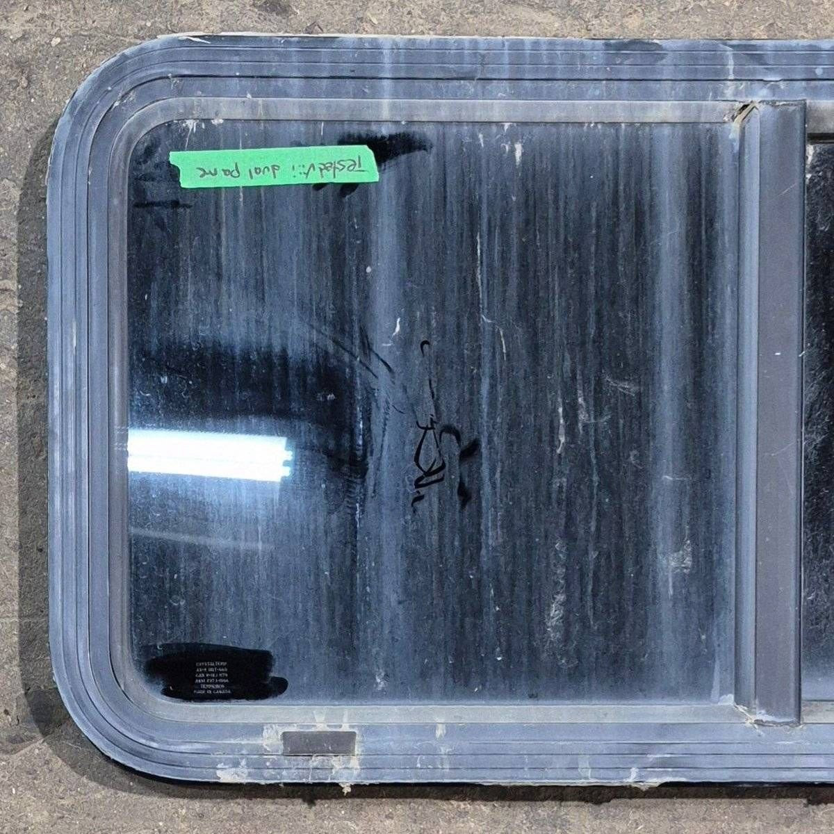 Used Black Radius Opening Window - 36 1/8" X 17 1/2" X 1 7/8" - Photo 2