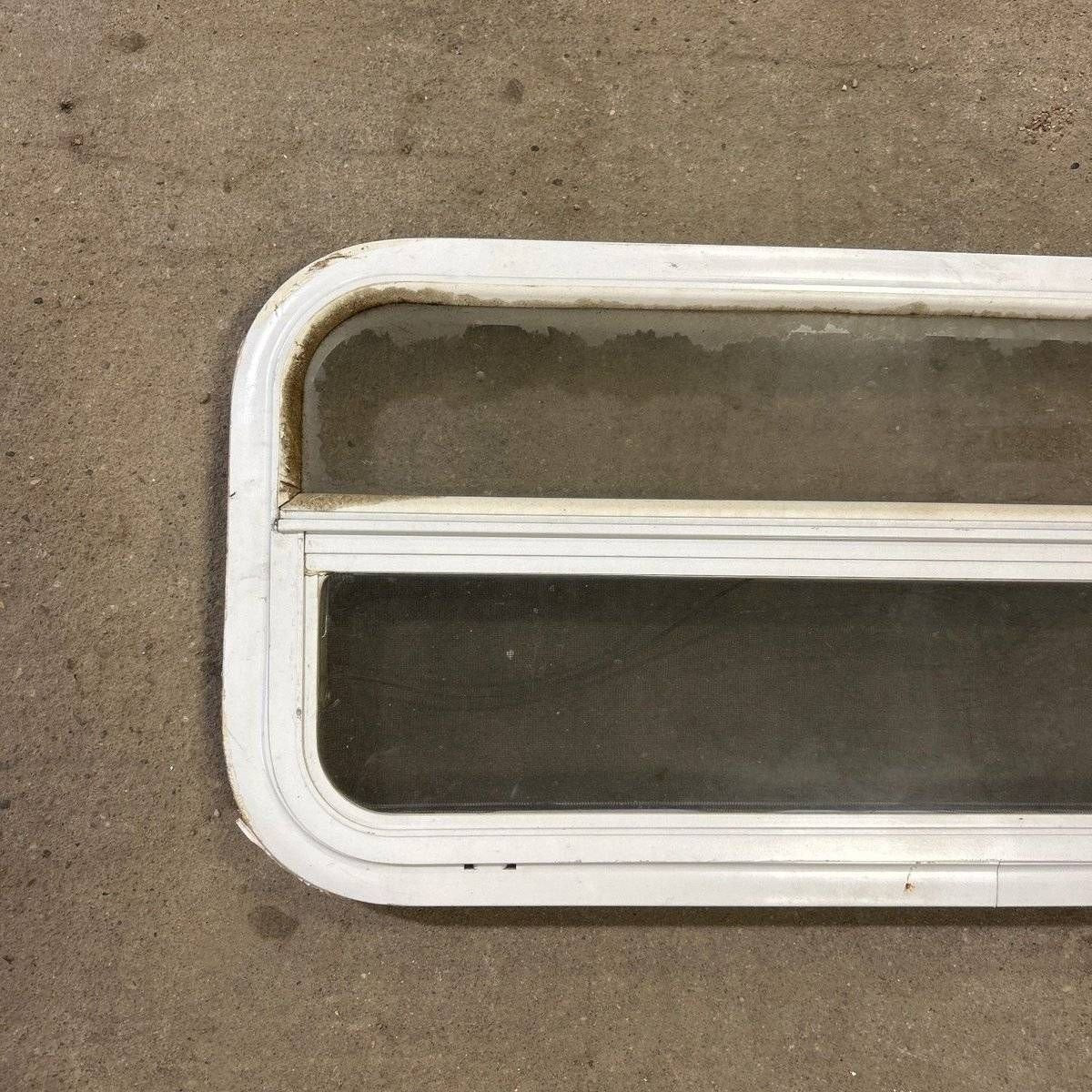 Used White Radius Opening Window - 35.5 X 14.5 X 2.0 - Photo 2