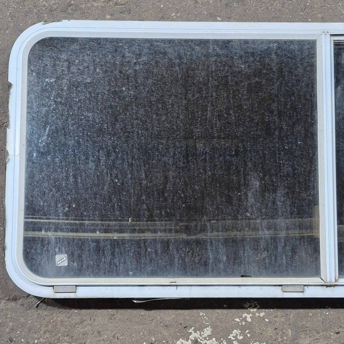 Used White Radius Opening Window - 57 1/4" X 24 1/2" X 2" - Photo 2