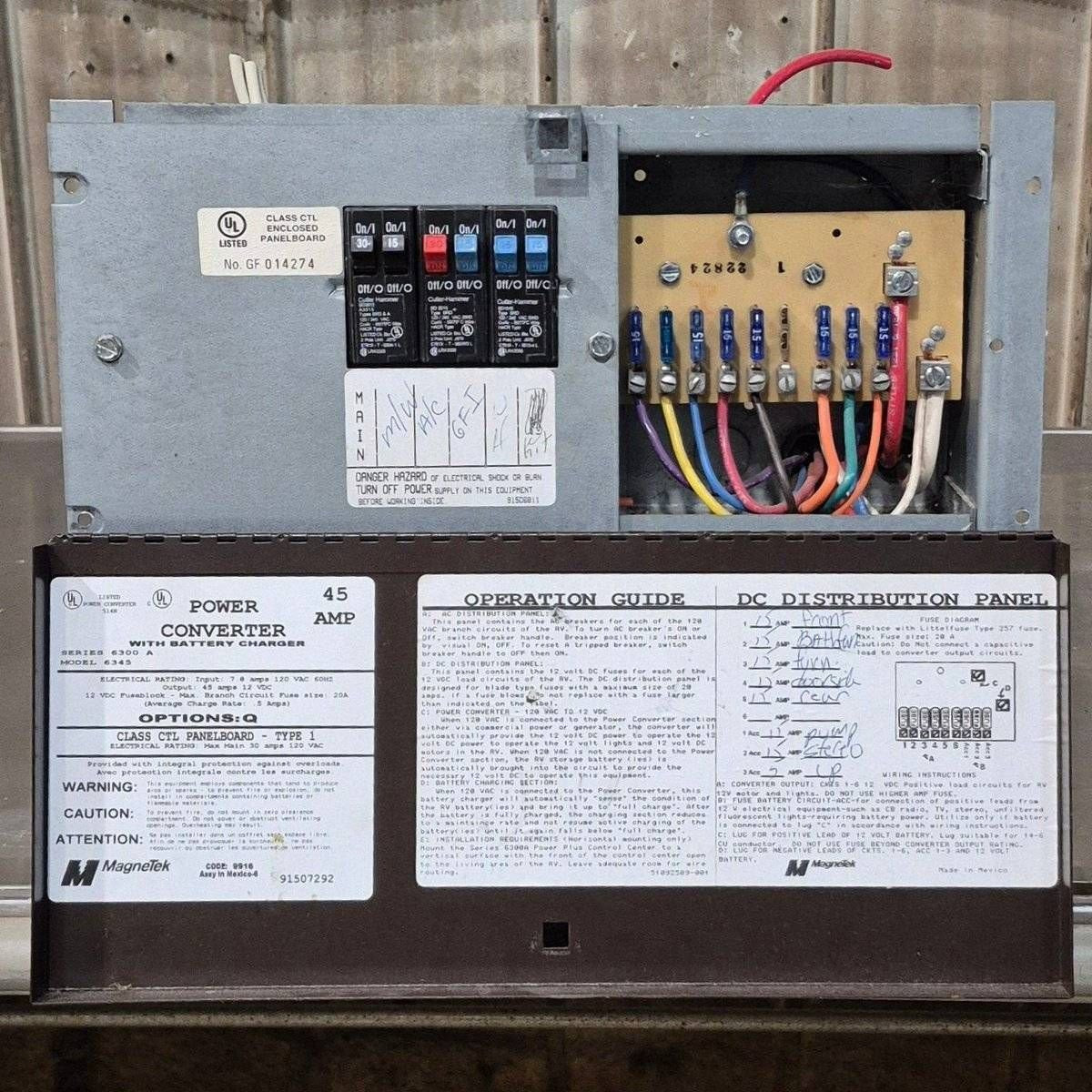 Used 45 AMP Magnetek Converter - Series 6300 A , Model 6345 - Photo 2