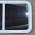 Used White Radius Emergency Opening Window - 42 5/8" X 24 3/8" X 1 7/8" - Photo 3