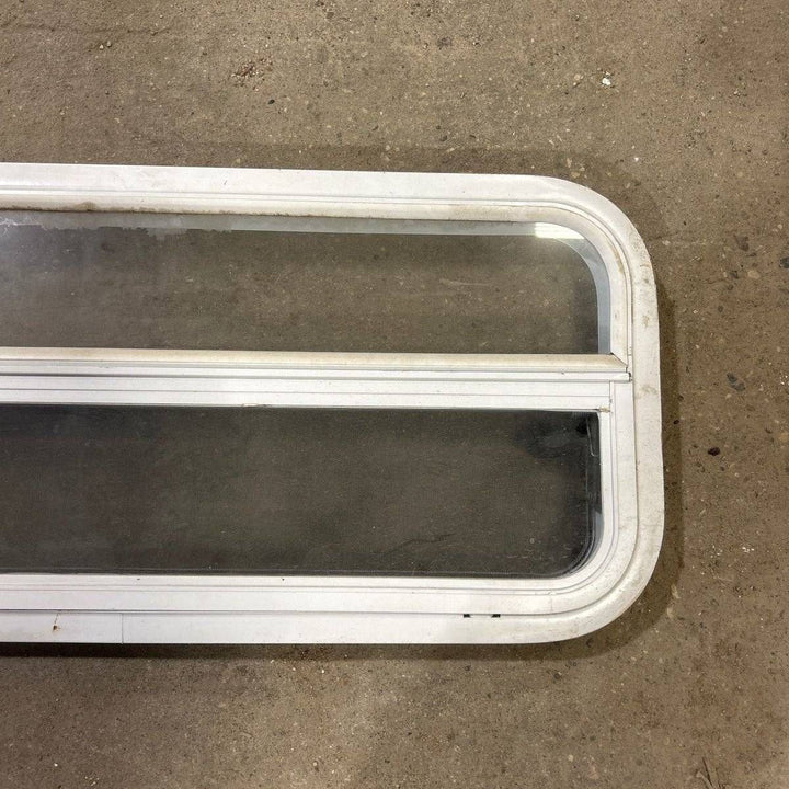 Used White Radius Opening Window - 35.5 X 14.5 X 2.0 - Photo 3