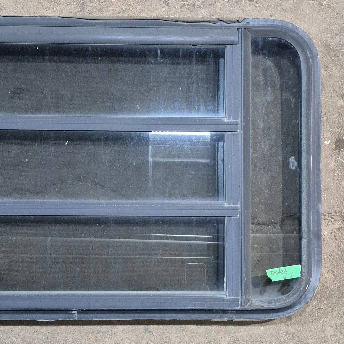 Used Black Radius Opening Window - 35 1/8" X 21 1/4" X 1 7/8" - Photo 3