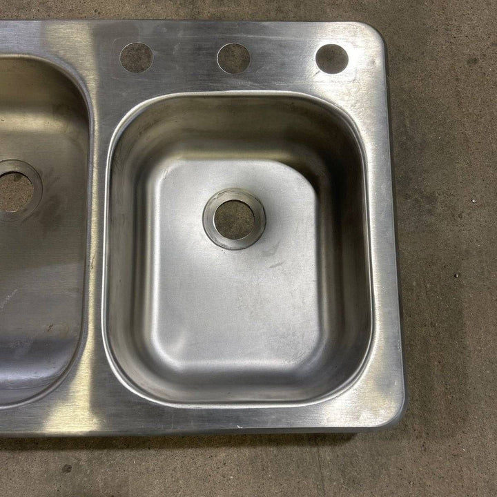 Used Double Kitchen Sink - 24.0" x 17.0" x 5.0" - Photo 3