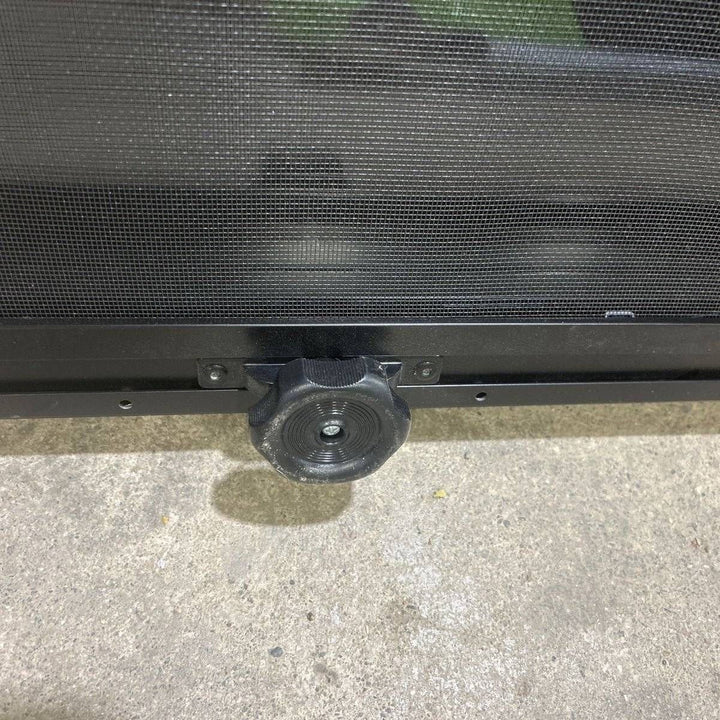 Used Black Radius Frameless Emergency Opening Window : 35 1/2" X 23 1/4 X 1 7/8" D - Photo 3