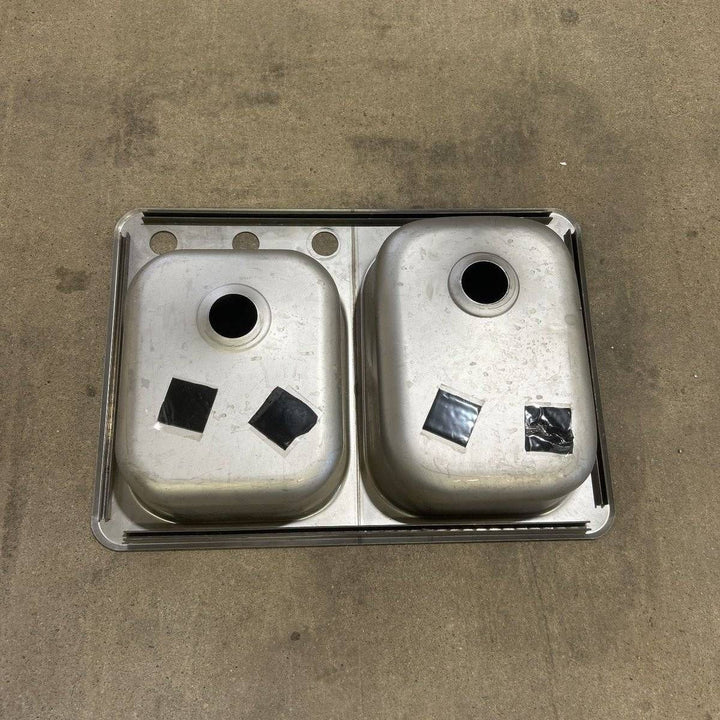Used Double Kitchen Sink - 24.0" x 17.0" x 5.0" - Photo 4