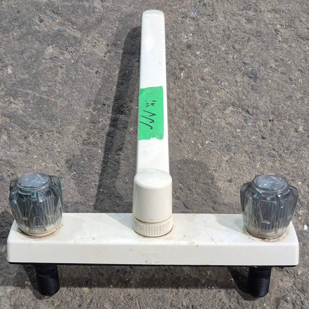 Used 8" Kitchen Faucet, Bone, Smoked Knobs - Photo 4