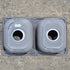 Used Stainless Steel Double Kitchen Sink - 25 1/8" X 13 1/8" - Photo 4