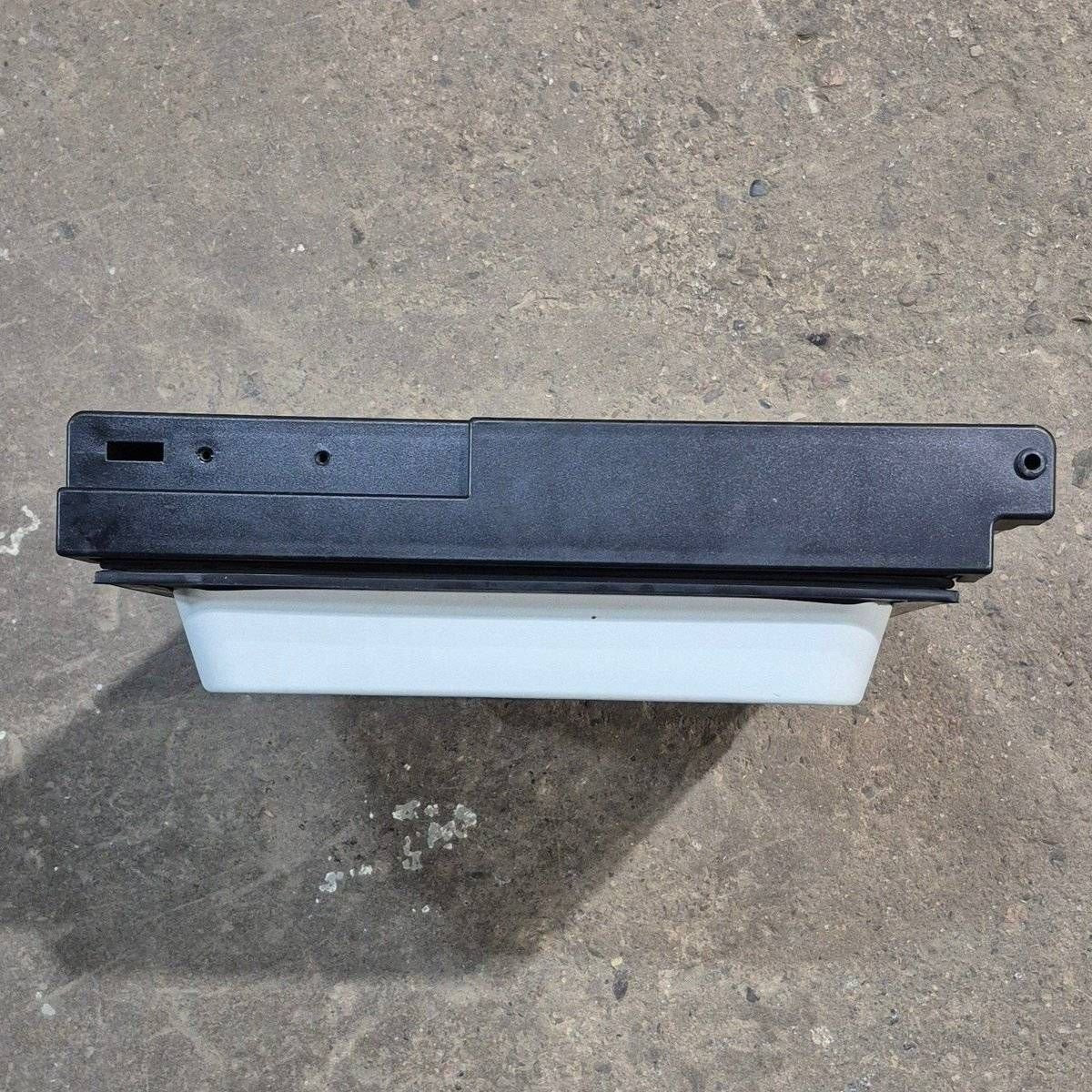 Used Norcold Refrigerator Upper (Freezer) Right Side Door, Black , 19 1/4