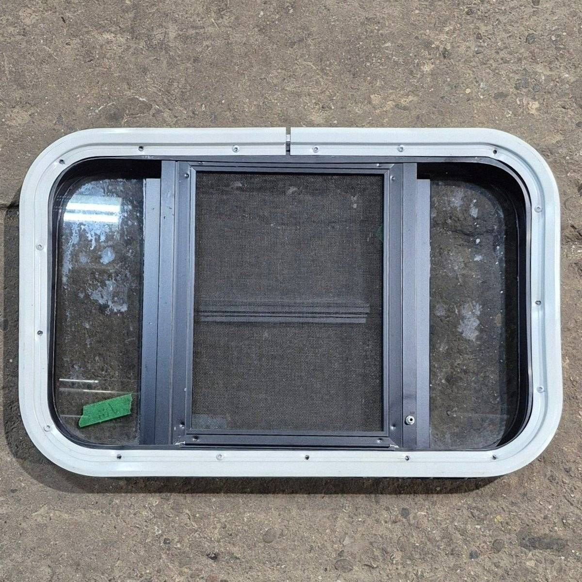 Used Black Radius Opening Window - 23 1/8" X 14 1/2" X 1 7/8" - Photo 4