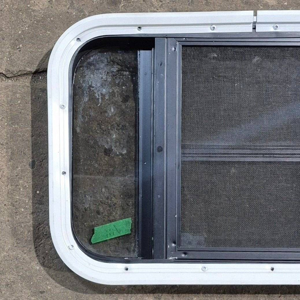 Used Black Radius Opening Window - 23 1/8" X 14 1/2" X 1 7/8" - Photo 5