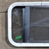 Used Black Radius Opening Window - 23 1/8" X 14 1/2" X 1 7/8" - Photo 5