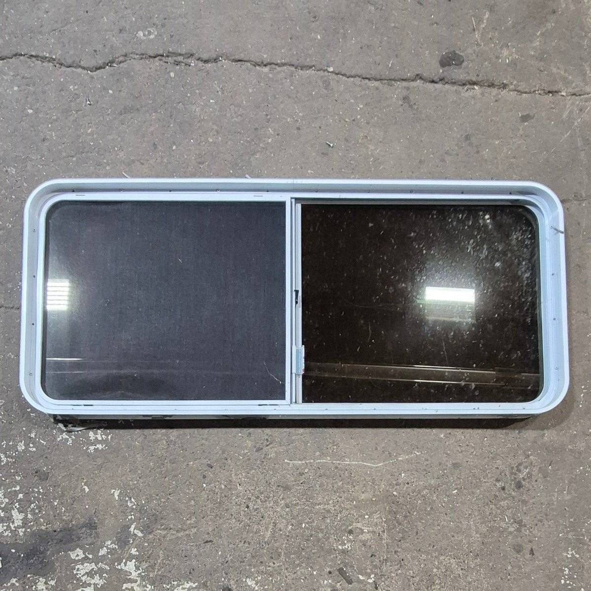 Used White Radius Opening Window - 57 1/4