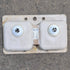 Used White Double Kitchen Sink - 29" x 17 1/2" x 9 1/2" - Photo 5