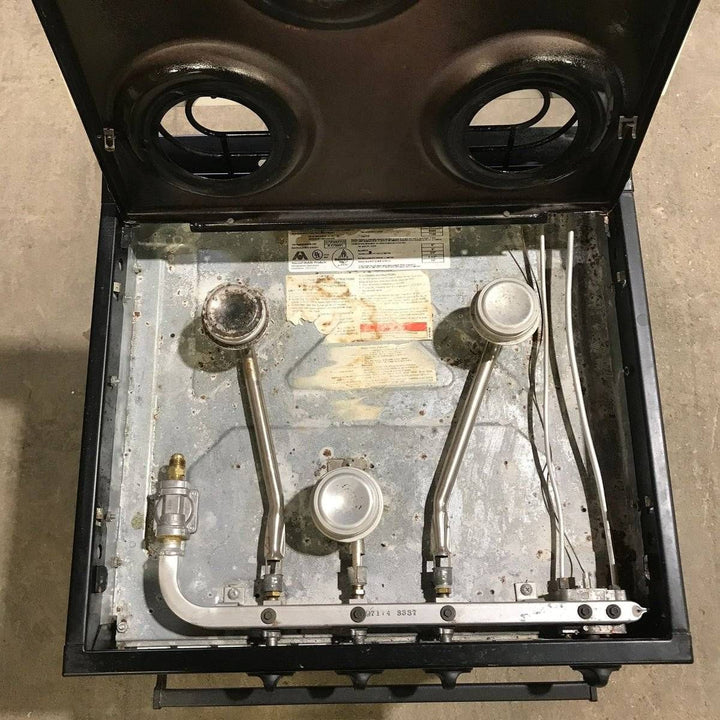 Used Atwood / Wedgewood range stove 3-burner R-1738W1 - Photo 5