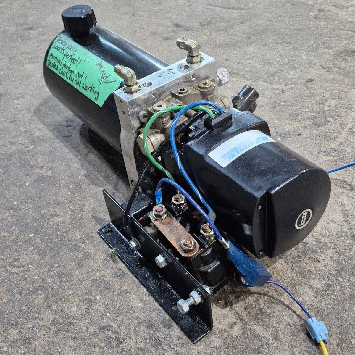 Used Dewald RV Slide Out Hydraulic Pump/ Motor/ Tank Assembly - Photo 6