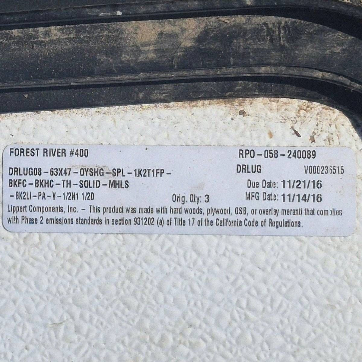 Used Radius Cornered Cargo Door - 62 5/8" X 47 1/8" X 2" - Photo 6