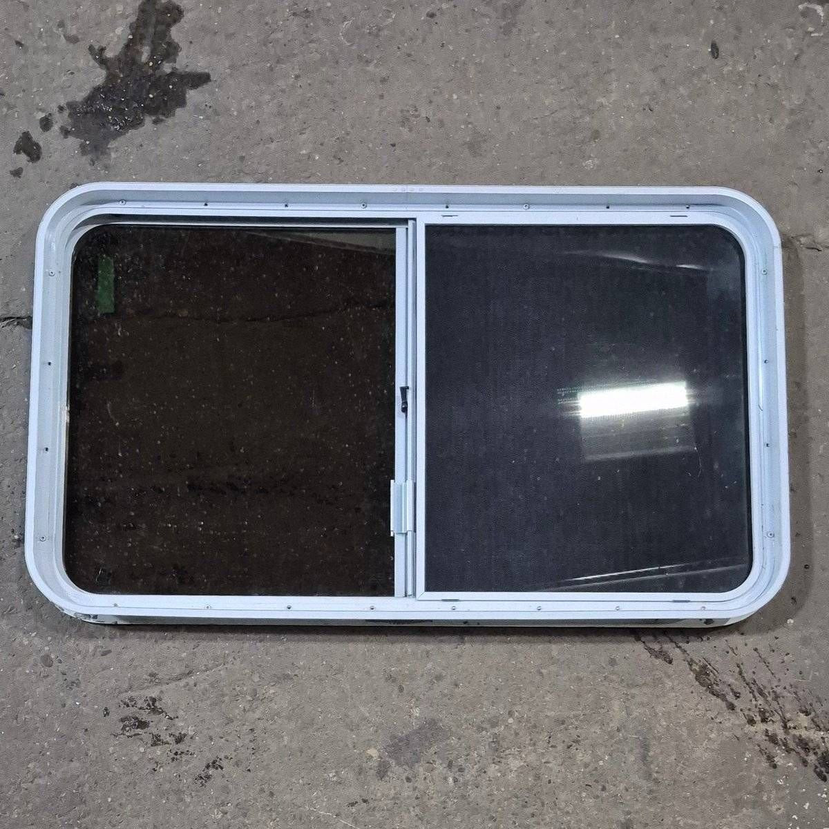 Used White Radius Opening Window - 42 5/8