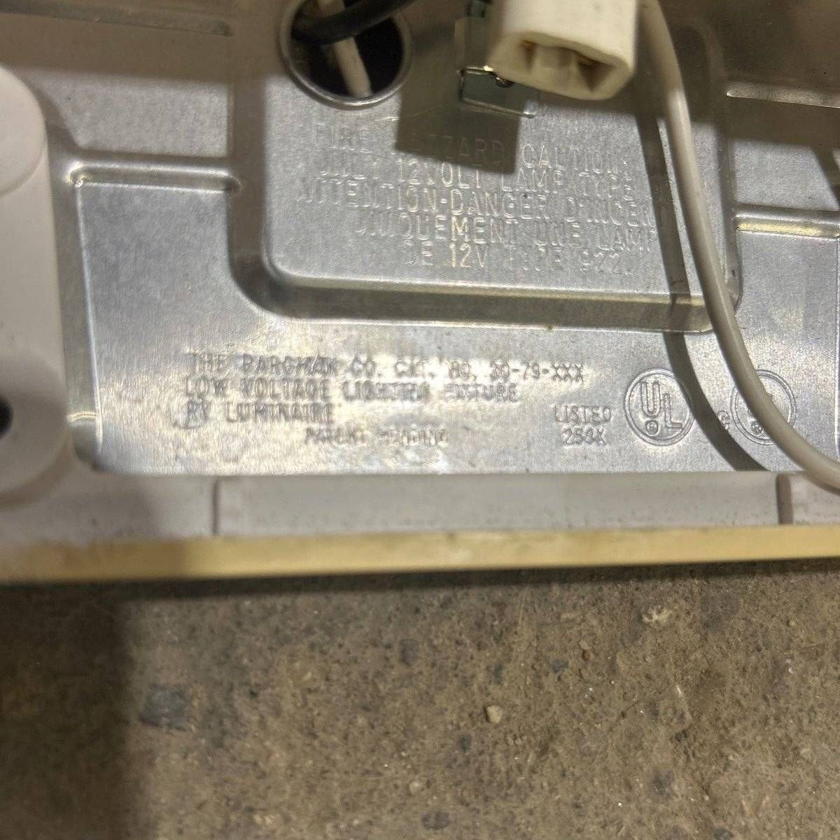 Used Bargman Oval Porch Light - Bargman 30-79-XXX - 6.50