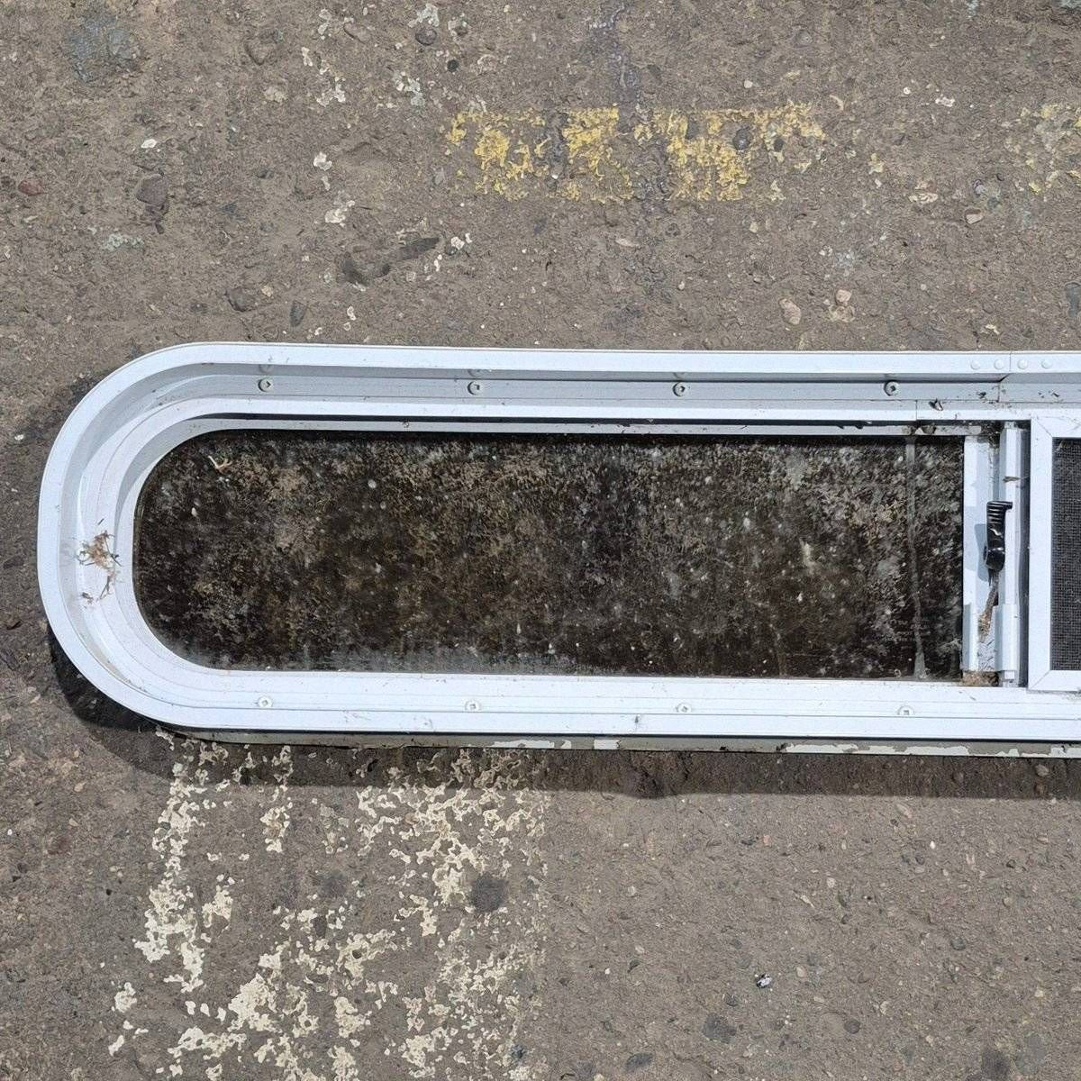 Used White Radius Opening Window - 42 1/2