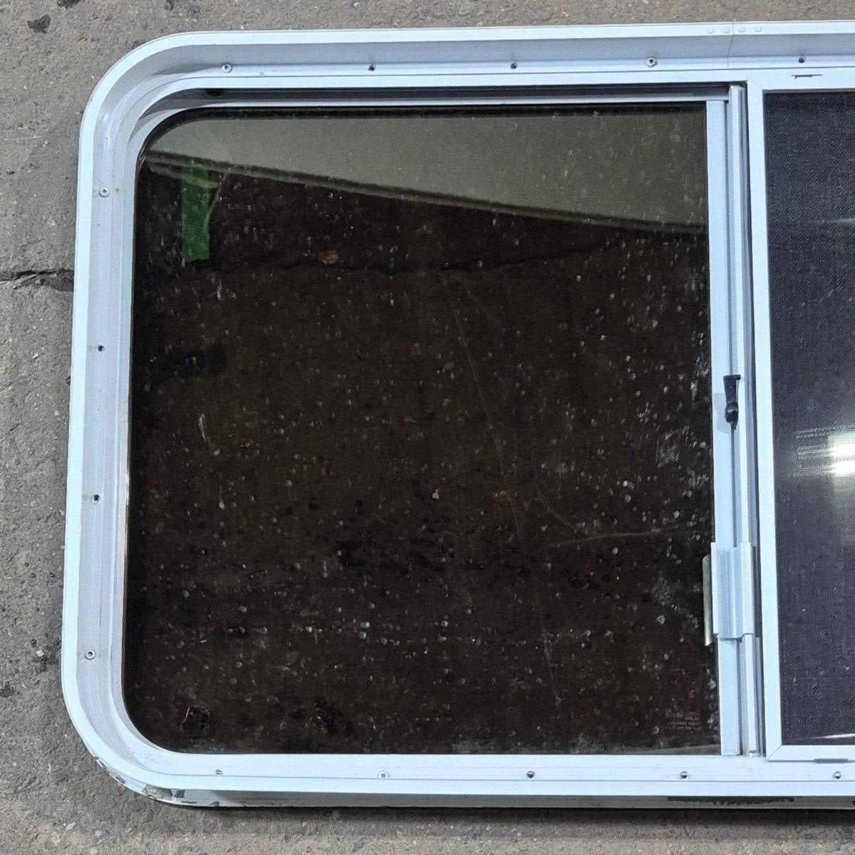 Used White Radius Opening Window - 42 5/8