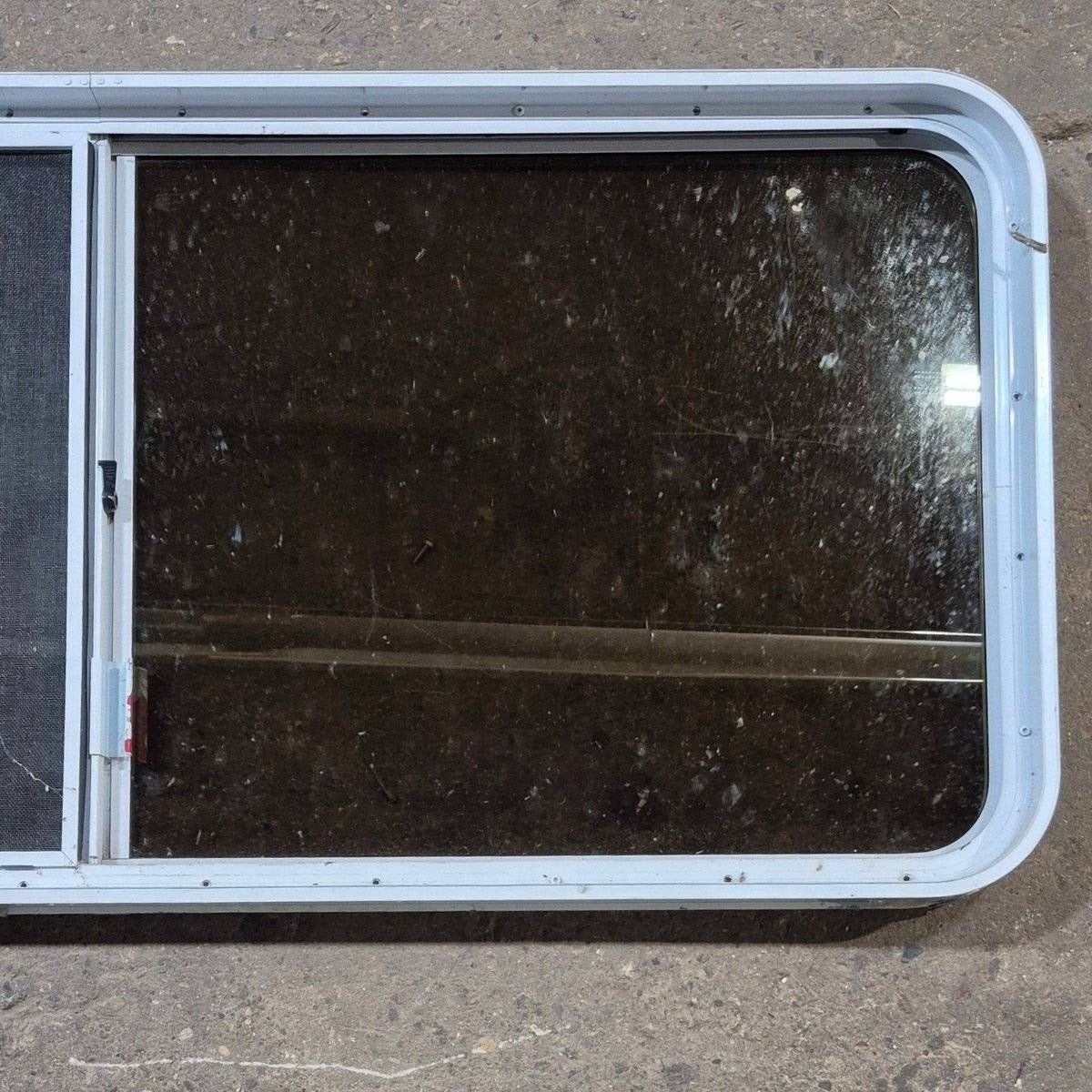 Used White Radius Opening Window - 57 1/4