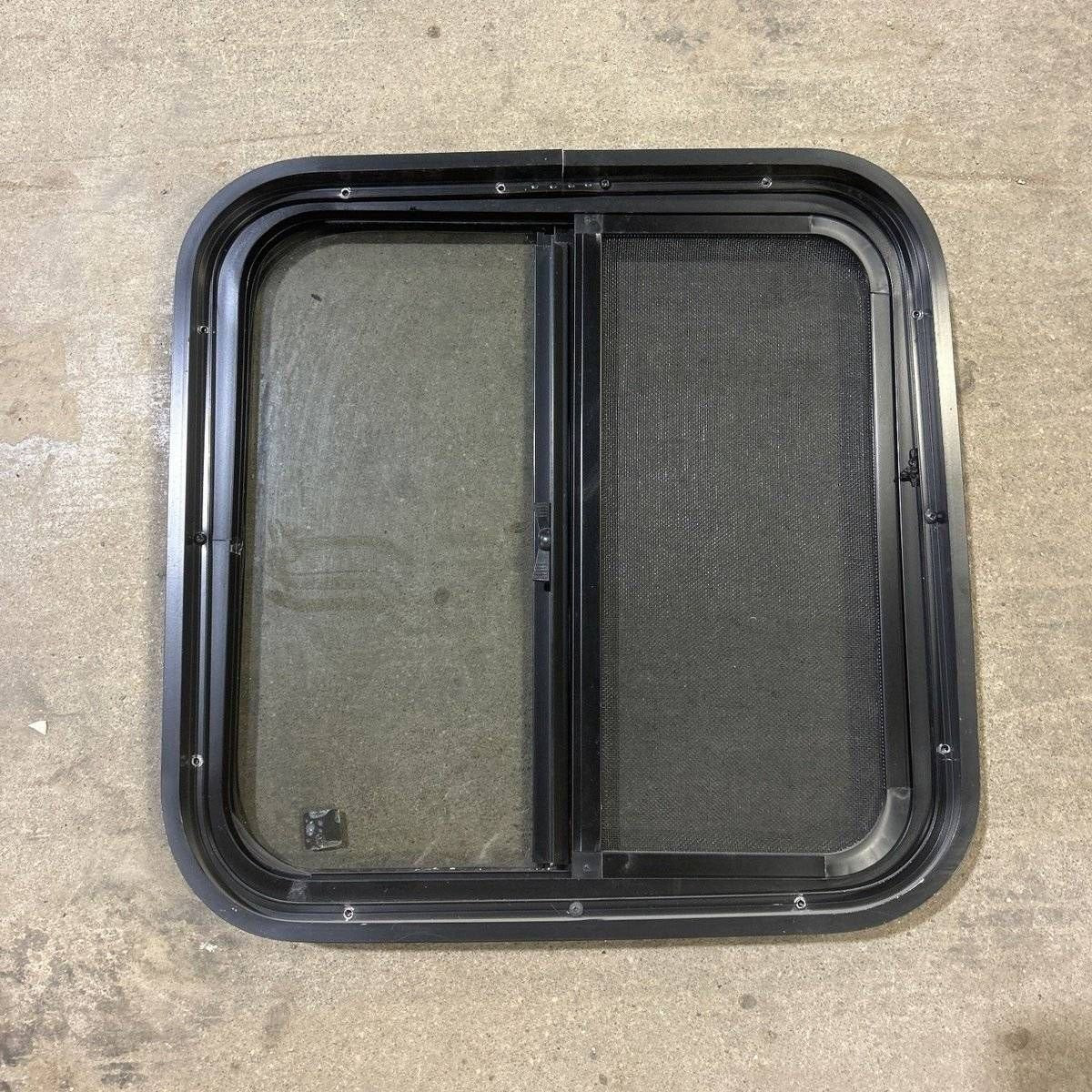 Used Black Radius Opening Window - 19.875 X 19.875 X 1.875 - Photo 7