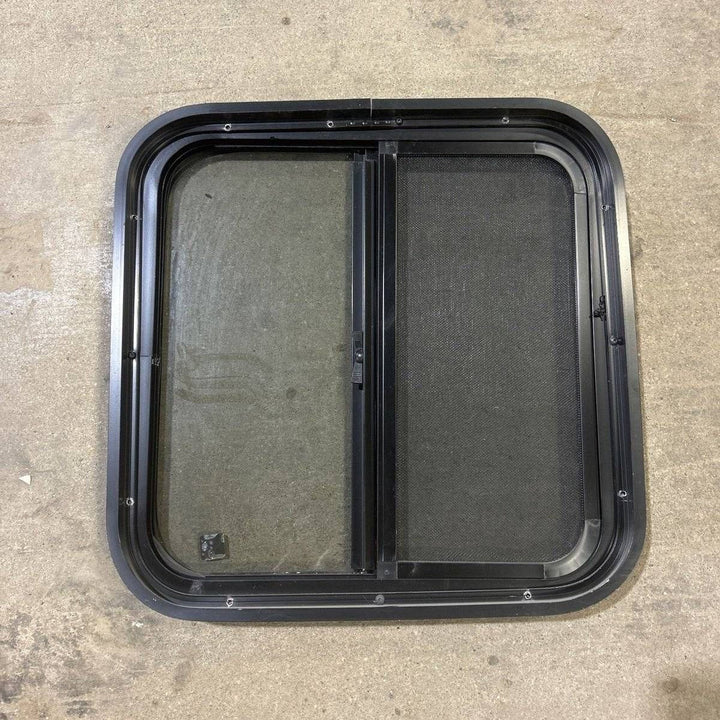 Used Black Radius Opening Window - 19.875 X 19.875 X 1.875 - Photo 7