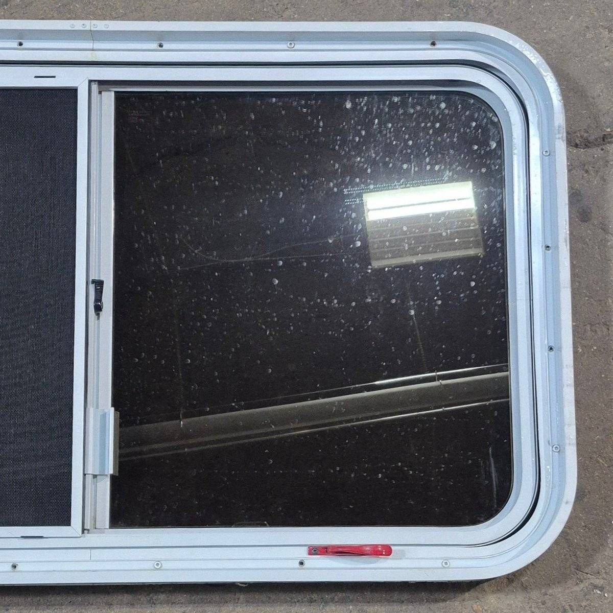 Used White Radius Emergency Opening Window - 42 5/8