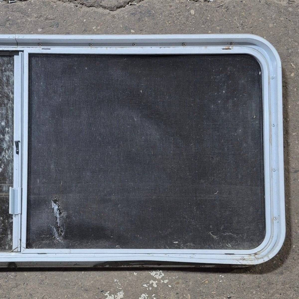 Used White Radius Opening Window - 57 1/4" X 24 1/2" X 2" - Photo 8