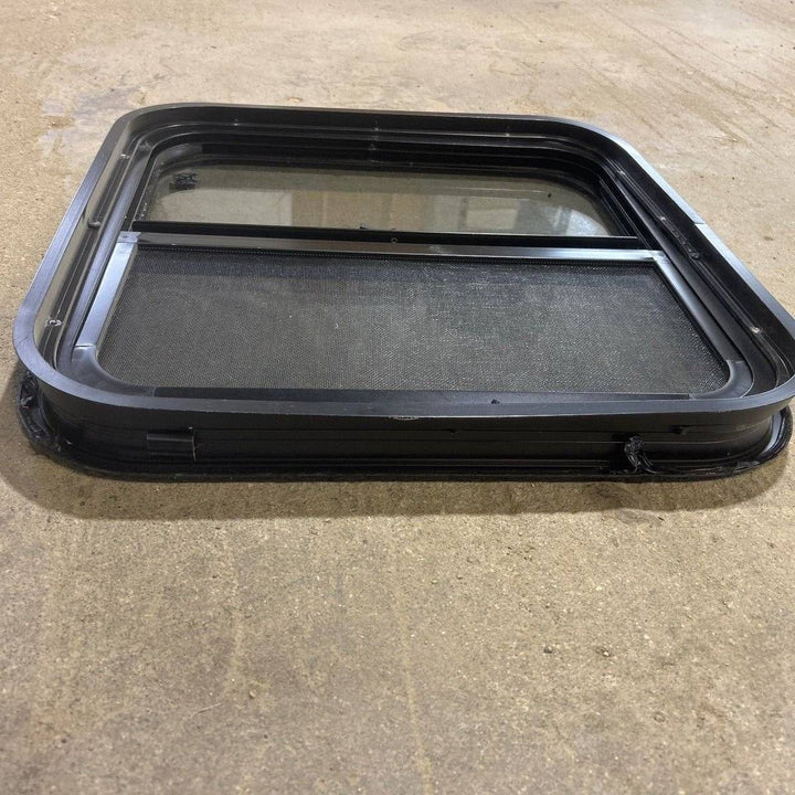 Used Black Radius Opening Window - 19.875 X 19.875 X 1.875 - Photo 8