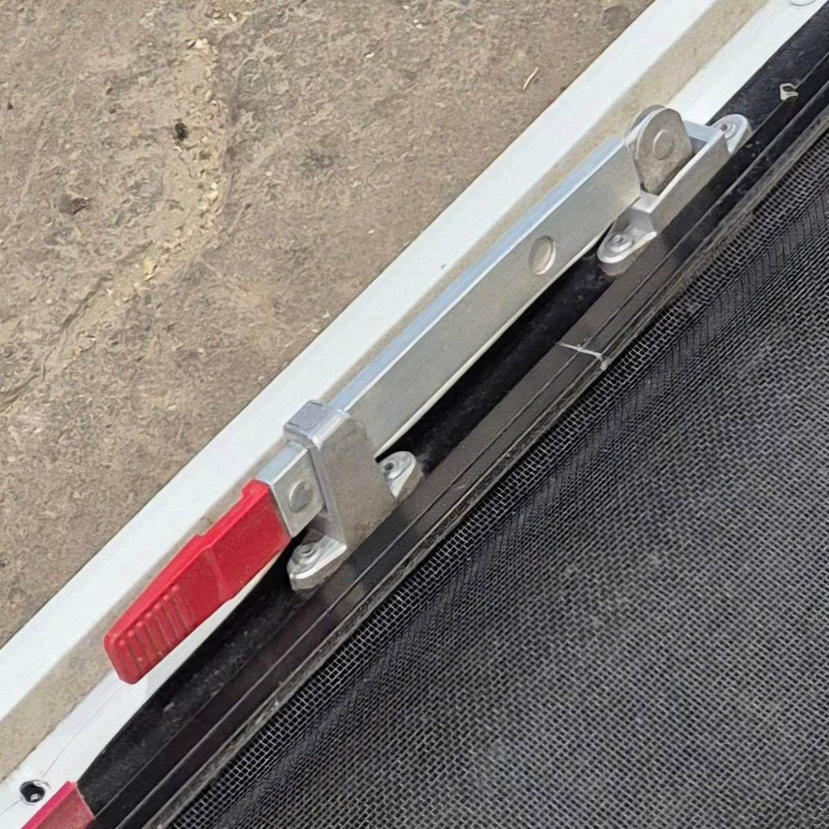 Used Black Radius Emergency Opening Window - 35 1/8" X 21 1/4" X 1 7/8" - Photo 8