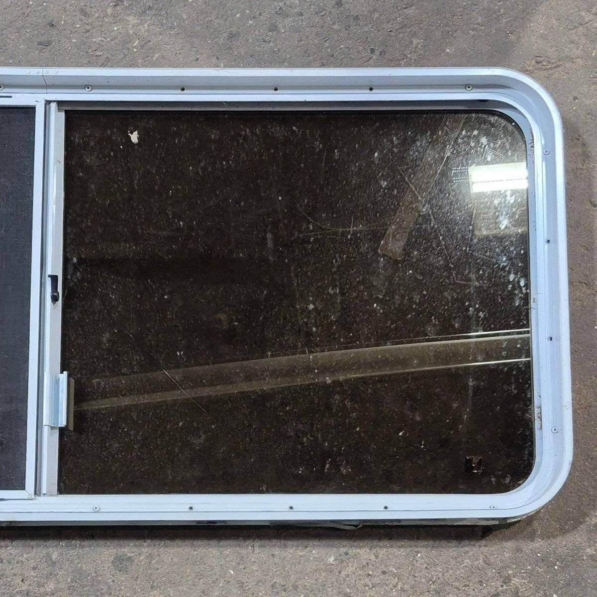 Used White Radius Opening Window - 57 1/4