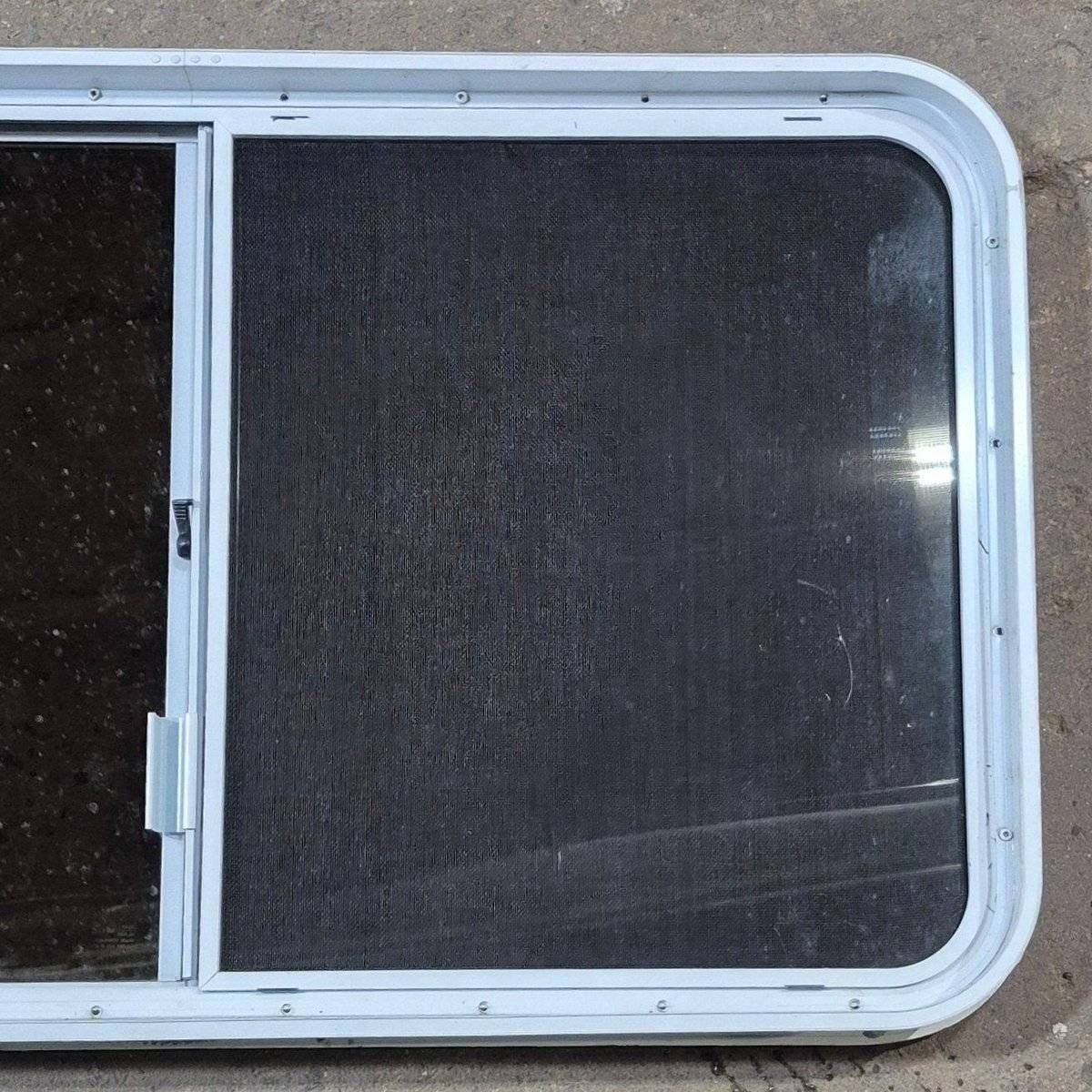 Used White Radius Opening Window - 42 5/8" X 24 3/8" X 1 7/8" - Photo 8