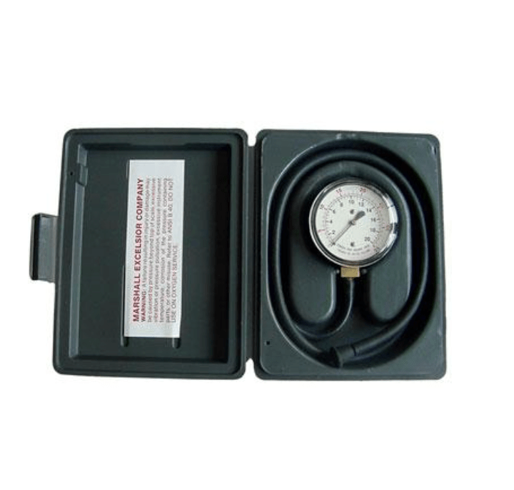 Propane Pressure Test Kit Marshall Excelsior ME50P - 2 0 To 35WC (Water Column); 3 Foot Rubber Hose - Young Farts RV Parts