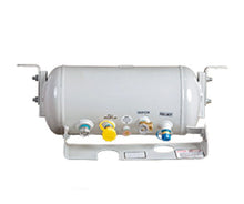 Load image into Gallery viewer, Propane Tank Manchester Tank 6811 ASME Permanent Mount Tank; 45 Pounds Capacity; 42&quot; x 8&quot; Diameter; Channel Bracket - Young Farts RV Parts