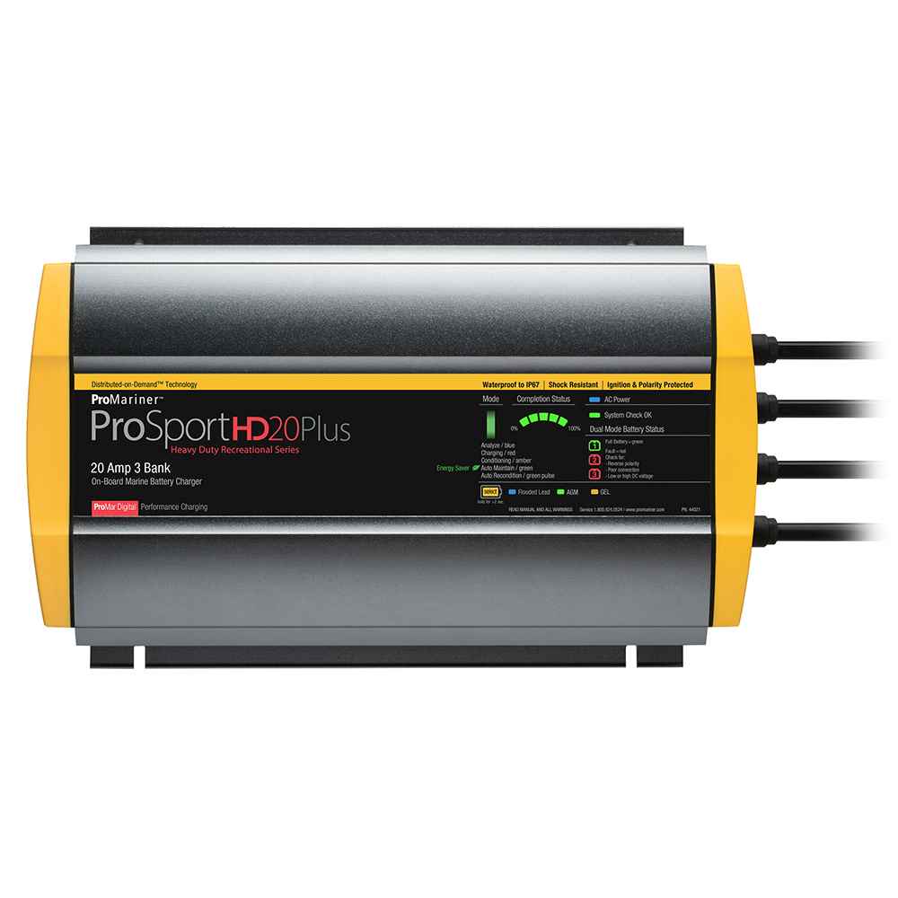 ProSportHD 20 Plus Gen 4 - 20 Amp - 3 Bank Battery Charger - Young Farts RV Parts